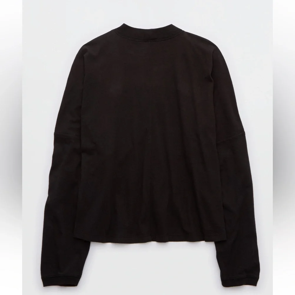 2 Aerie Cozy Mockneck Long Sleeve Tops - Picture 3 of 9